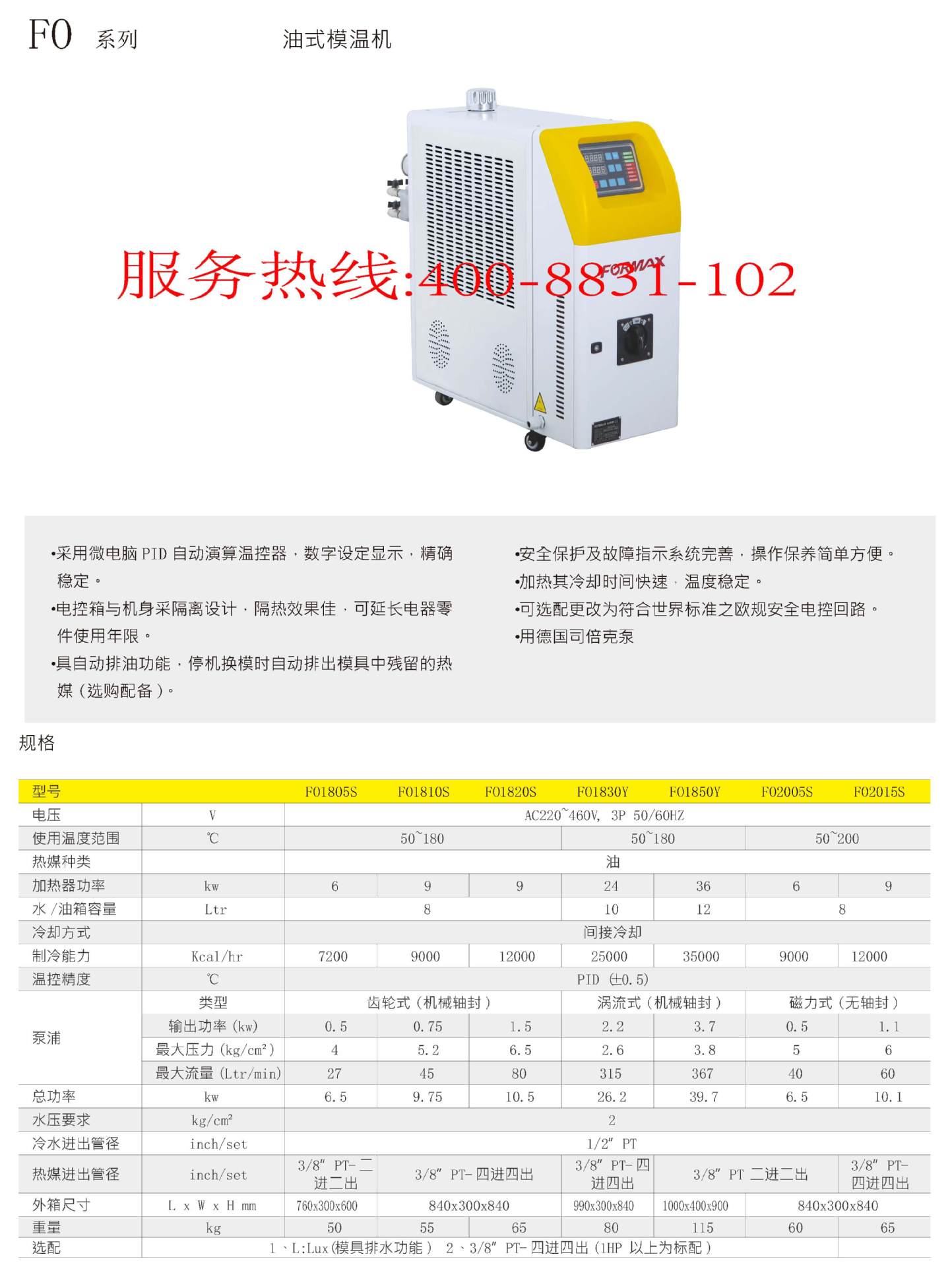 高溫模溫機